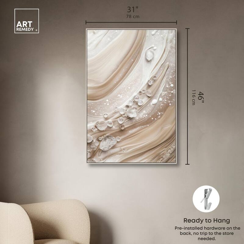 Viscous Veils II Canvas by Art Remedy