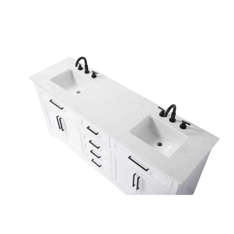 Nathaniel Double Bathroom Vanity (54-84 inch)