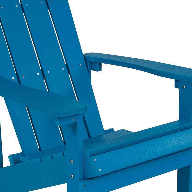All-weather Poly Resin Wood Outdoor Adirondack Chair (Set of 4)