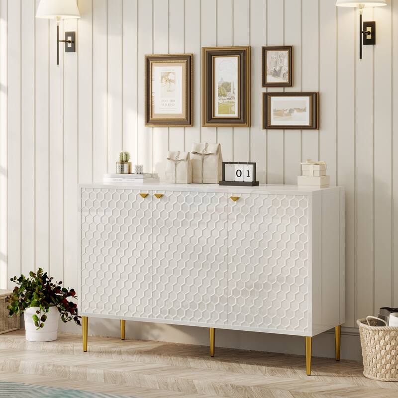 three-door cabinet