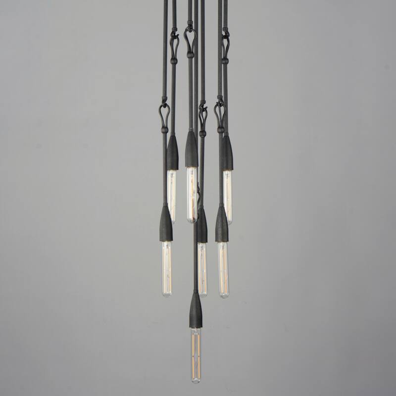 Maxim 27716 Pioneer 7 Light 10" Wide Multi Light Pendant