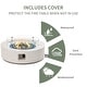 preview thumbnail 60 of 83, COSIEST 42'' Outdoor Round Propane Fire Pit w Wind Guard and Fire Glass