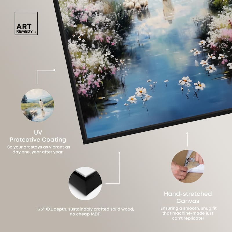 Caretaker's Calm Crossing I Canvas by Art Remedy