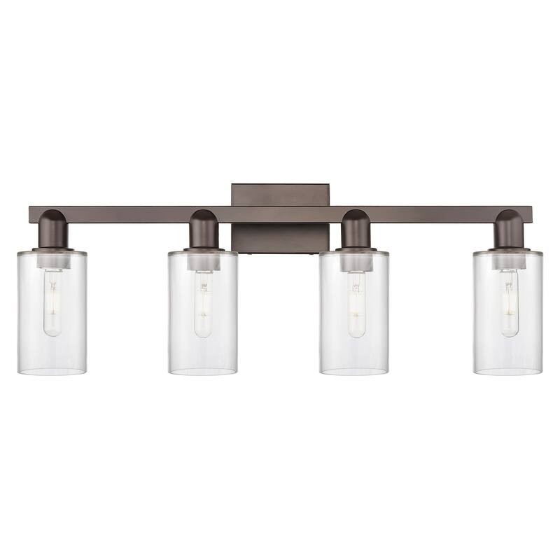 Innovations Lighting Endless Possibilities Arcadia - Clymer - 4 Light 31" Bath Vanity Light - Clear/Oil Rubbed Bronze