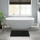 preview thumbnail 72 of 109, Madison Park Signature Splendor 100-percent 100% Cotton Tufted 3000 GSM Reversible Bath Rug 24x36" - Black