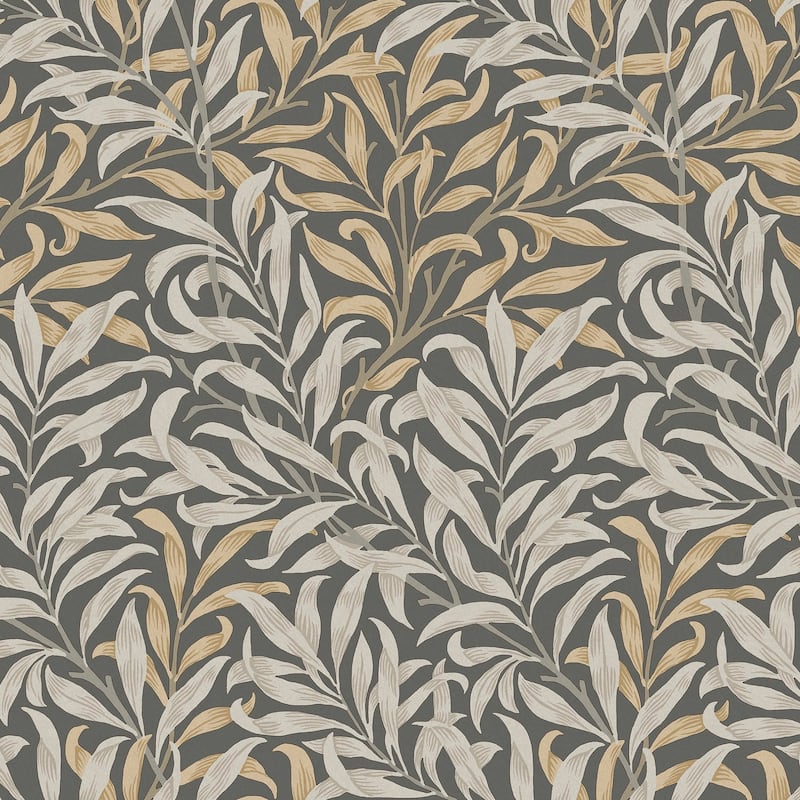 William Morris Willow Bough Charcoal Wallpaper