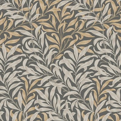 William Morris Willow Bough Charcoal Wallpaper