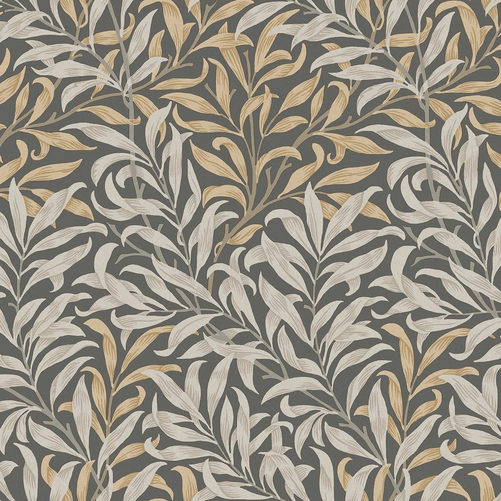 William Morris Willow Bough Charcoal Wallpaper