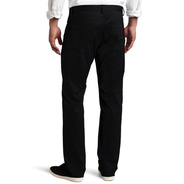 Shop Calvin Klein Black Mens Size 36x32 Casual Sateen Pants Stretch Overstock 27281087