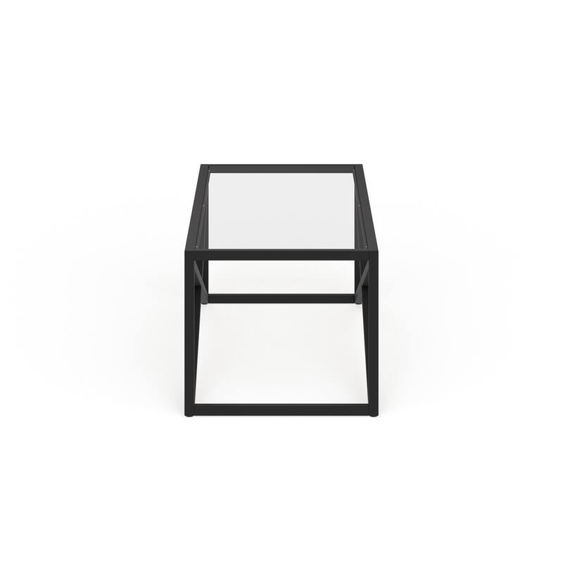 Silver Orchid Stifter Blackened Bronze Coffee Table