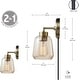 preview thumbnail 5 of 5, 1-light bedroom light brass mounted light metal wall light