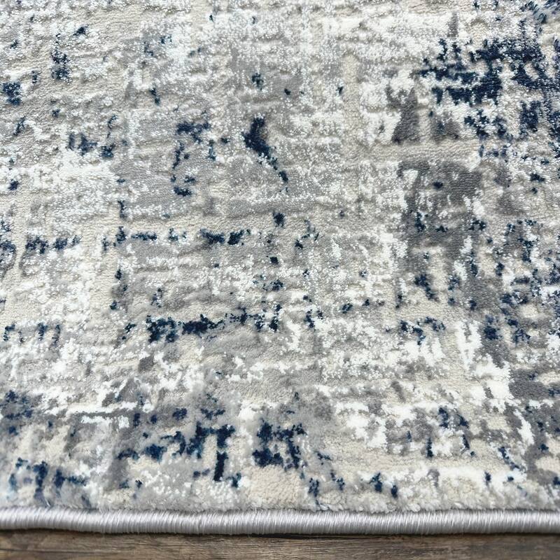 Admire Home Living Lucio 1241 Transitional Striated Area Rug