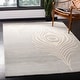 preview thumbnail 3 of 60, SAFAVIEH Handmade Soho Simi Peacock Feather N.Z. Wool Rug 3'6" x 5'6" - Grey/Ivory - Rectangle