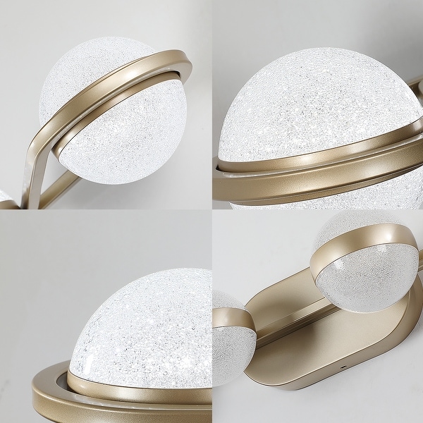 Champagne wall mounted led light fixture best sale