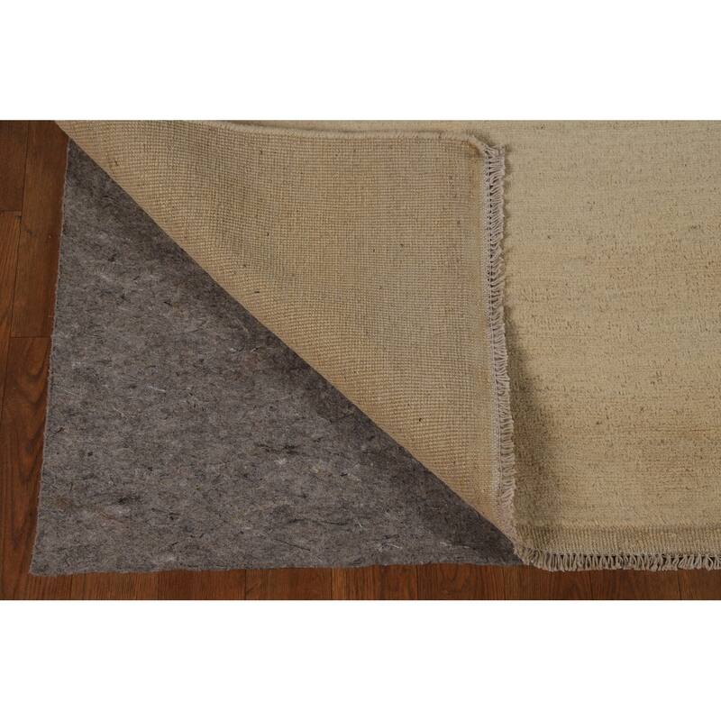 Contemporary Gabbeh Oriental Area Rug Hand-Knotted Wool Carpet - 6'0" x 8'10"