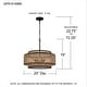 preview thumbnail 10 of 8, Teton 5-Light Matte Black Pendant