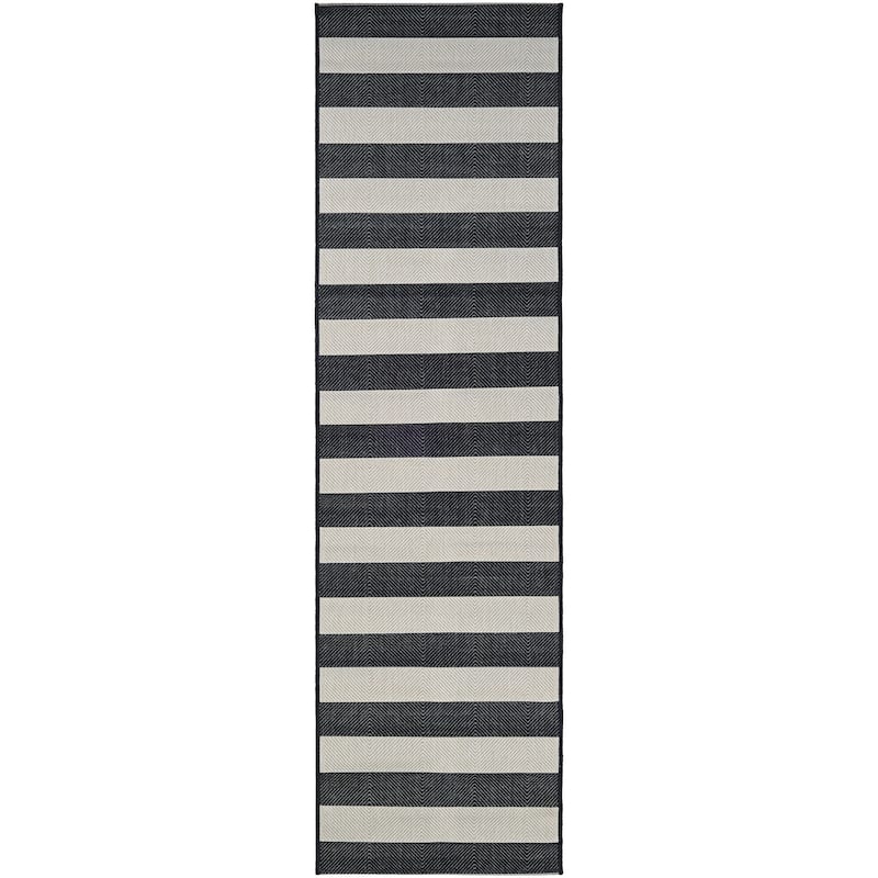 Dream Decor Rugs Hampton Striped Indoor Outdoor Area Rug