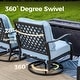 preview thumbnail 57 of 119, MAISON ARTS Outdoor Sofa Set 4/6-Piece Patio Conversation Set with 45'' Gas Fire Pit Table
