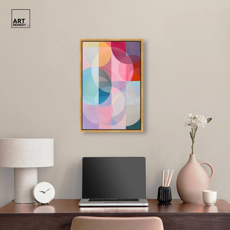 Oneiric Circles IV Canvas by Art Remedy