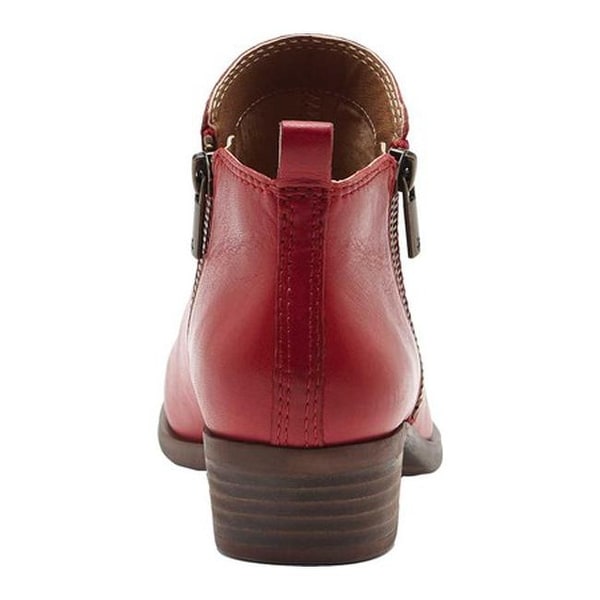 lucky brand red booties