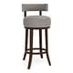 preview thumbnail 23 of 32, Furniture of America Fendeson Transitional Nailhead Swivel Barstool (Set of 2)
