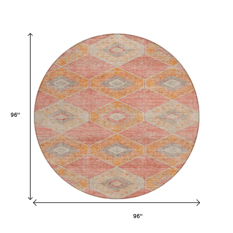 HomeRoots Aztec Transitional Rectangle Outdoor Rug