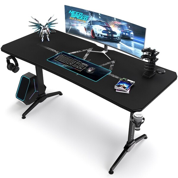 Furmax Y Shaped Gaming Desk Computer Desk Table Bed Bath Beyond 36025560