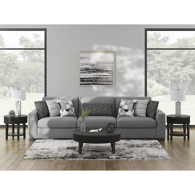 Signature Design by Ashley Bealton Gray 3-Piece Sectional - 140" W x 44" D x 41" H