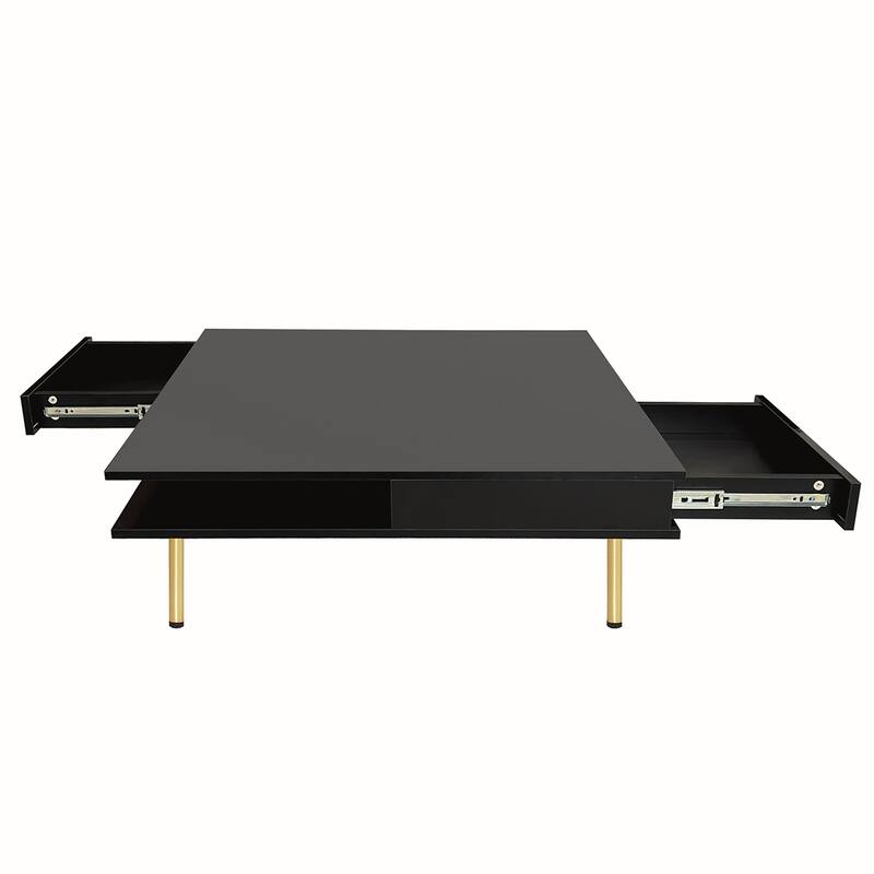 Particle Board Coffee Table With Drawers