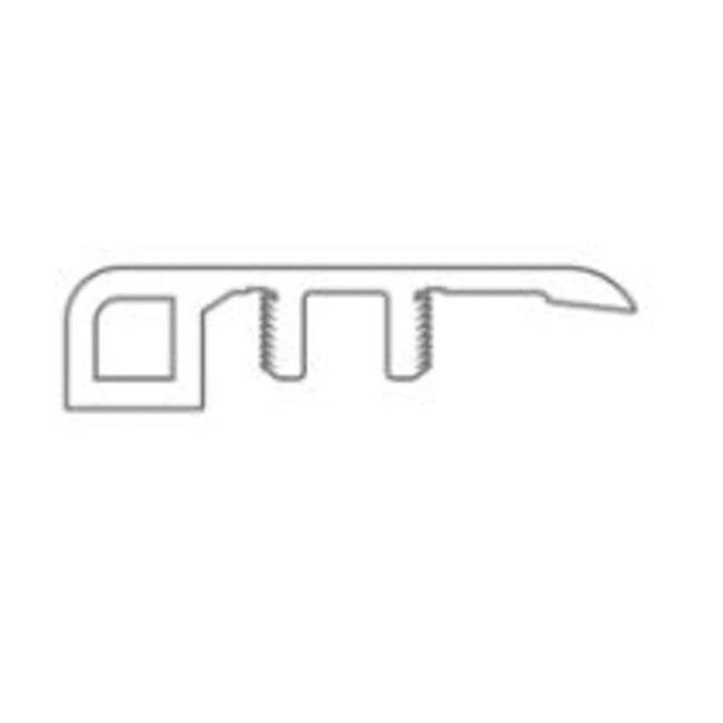 Shaw PCBT3-Ardent Ardent 94" Vinyl Baby Threshold - Sold by Piece - Gray Chestnut