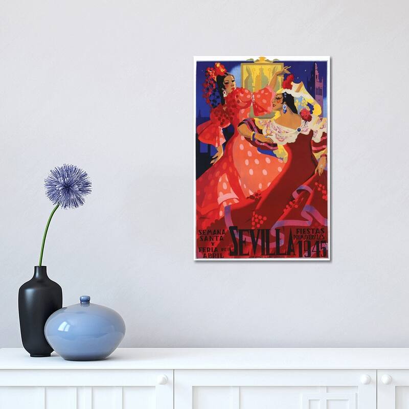 iCanvas "Sevilla, 1945" by Vintage Apple Collection Canvas Print - 18x12x1.5
