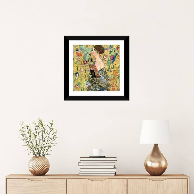 iCanvas "Lady with a Fan" by Gustav Klimt