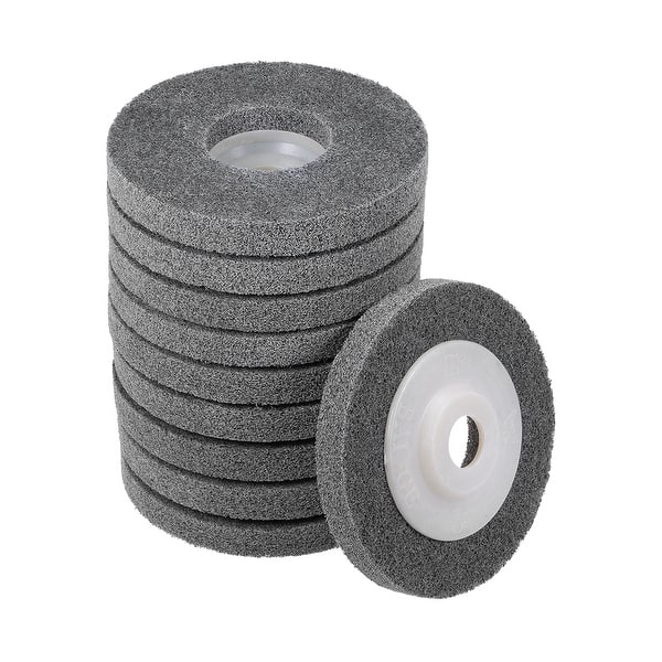 4 inch Nylon Fiber Polishing Wheel Sanding Buffing Disc Abrasive Wheels for Angle Grinders 10 Pcs