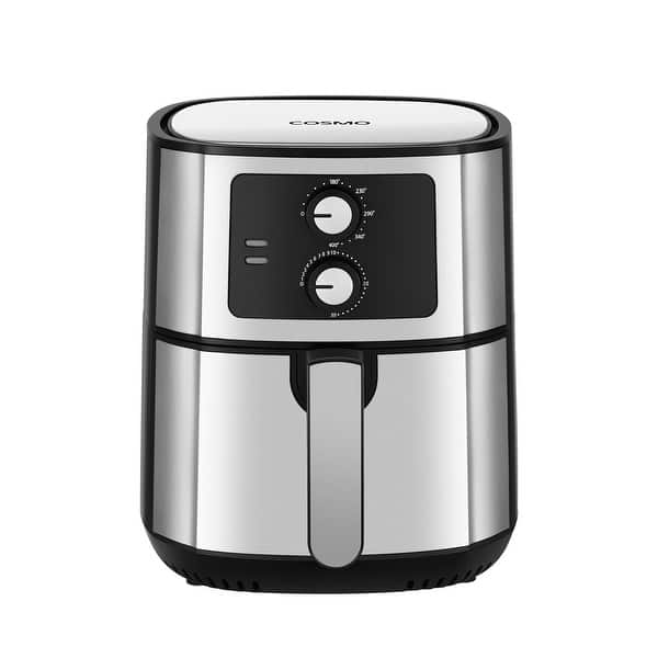 slide 2 of 5, Cosmo 5.5 Liter Electric Hot Air Fryer with Timer