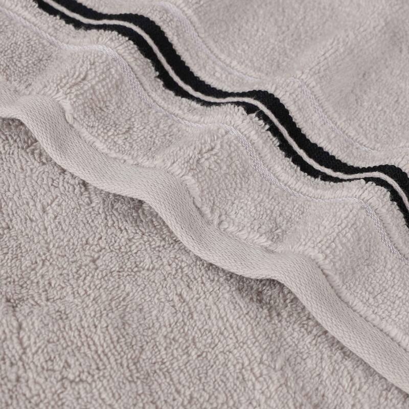 Superior Sadie Zero Twist Cotton 6 Piece Solid Towel Set
