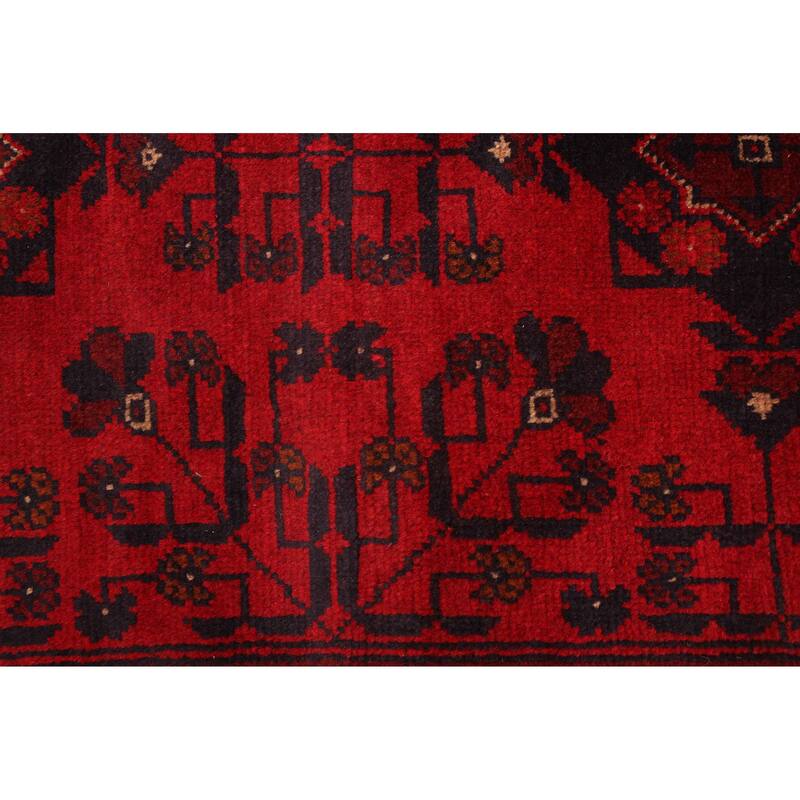 ECARPETGALLERY Hand-knotted Finest Khal Mohammadi Red Wool Rug - 9'11 x 12'10