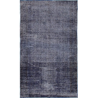 ECARPETGALLERY Hand-knotted Color Transition Violet, Violet Wool Rug ...