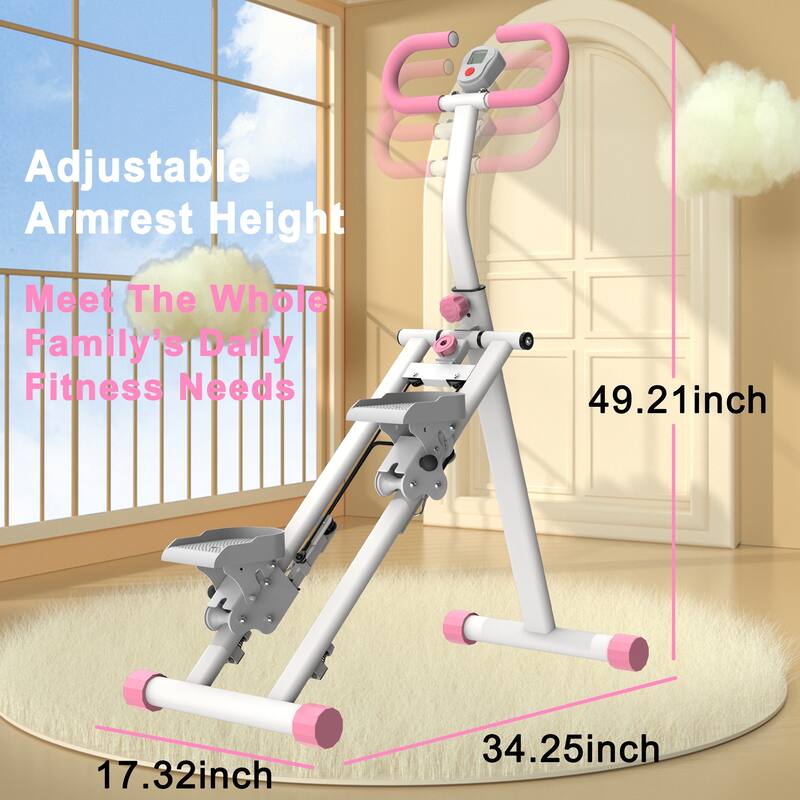 Stair Stepper for Home-Upgrade Vertical Climber Workout Machine for Full-Body Exercise Climber Fitness Equipment