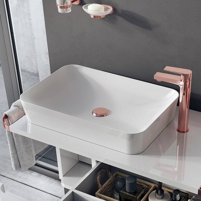 WS Bath Collections Ultra 23-3/5" Vessel Bathroom Sink