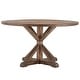 preview thumbnail 7 of 12, Benchwright Brown Finish Round Dining Table by iNSPIRE Q Artisan