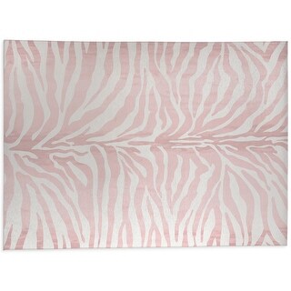 ZEBRA PINK Bath Rug By Kavka Designs - Bed Bath & Beyond - 34525578