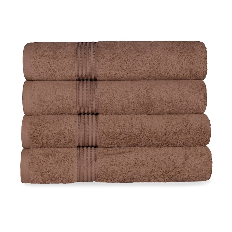 Superior Heritage Egyptian Cotton Absorbent Bath Towel Set of 4