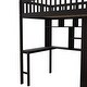 preview thumbnail 9 of 7, Twin Loft Bed with Stairs, Storage, Bookshelf, Desk & Wardrobe