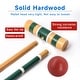 preview thumbnail 7 of 7, GSE™ Classic 6-Player Croquet Set with 6 Mallets & Croquet Balls, 9 Wickets, 2 Stakes and a Carrying Case - Croquet Set