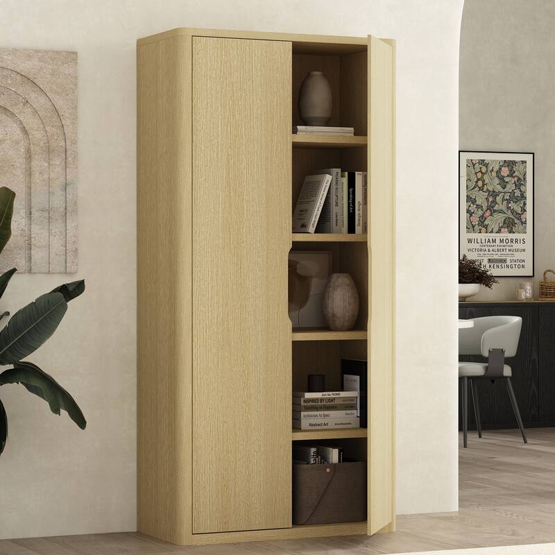 Manhattan Comfort Rivington Modern 38 In Bookcase Cabinet