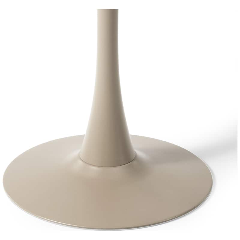 Frond and Form 23.5 Inch Outdoor Steel Dining Table