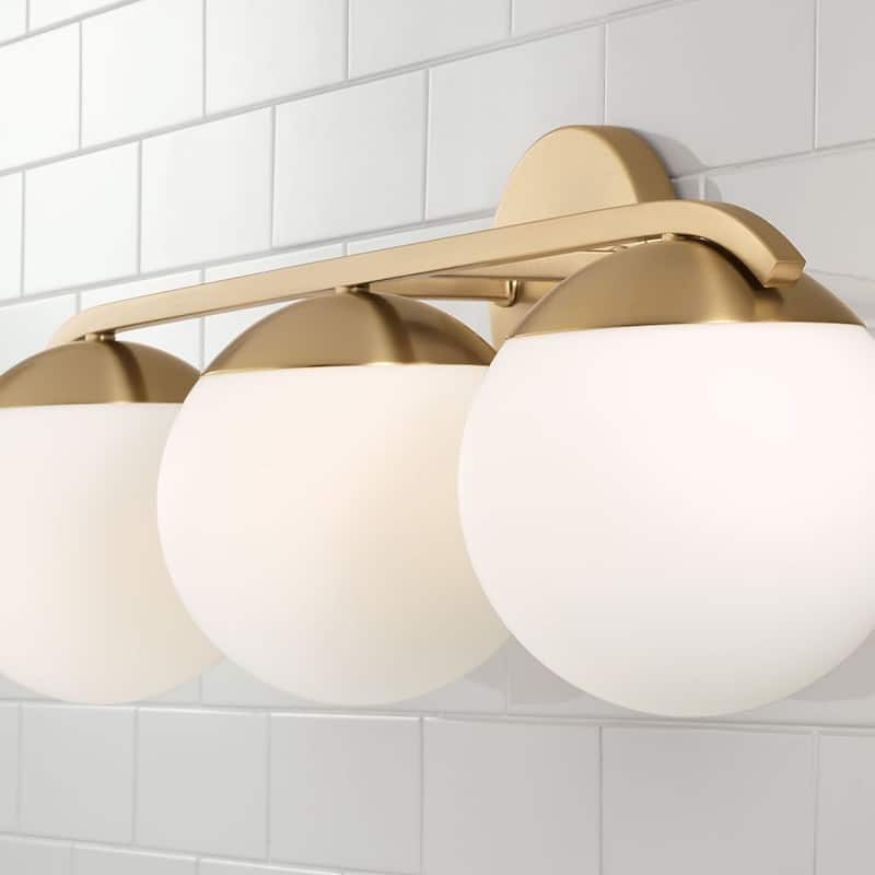 Oliver 3-Light Vanity - 25.5"W x 9.5"H x 8"E