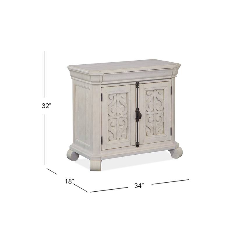 Magnussen Home Bronwyn Alabaster Bachelor Chest