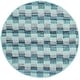 preview thumbnail 13 of 31, SAFAVIEH Handmade Flatweave Montauk Anneros Casual Cotton Rug 4' Round - Turquoise/Multi - Round