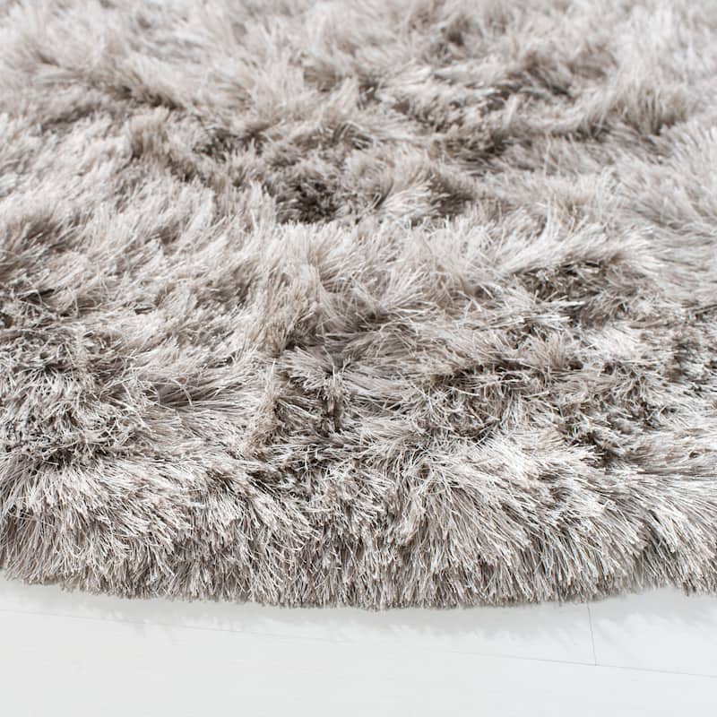 SAFAVIEH Handmade Ocean Shag Lyse Glam 2.5-inch Thick Rug